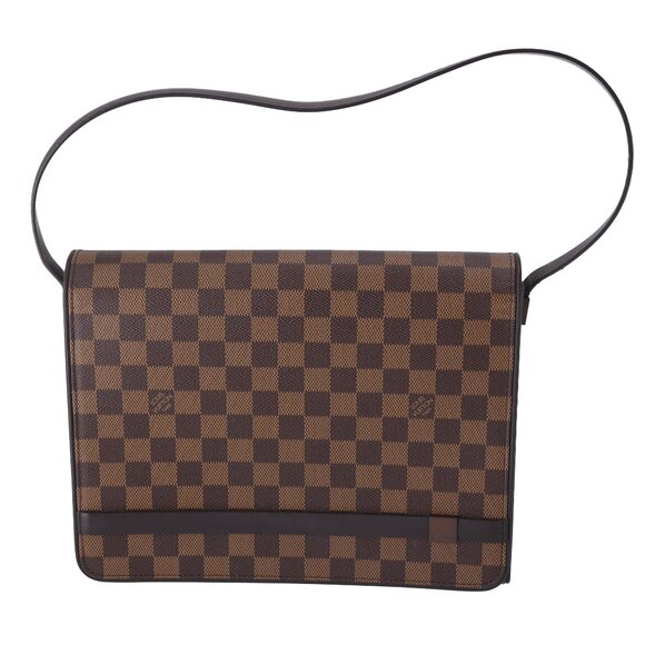 Louis Vuitton Tribeca Carre Damier Shoulder Bag N51161 Damier Ebene - Picture 1 of 7